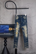 Purple jeans