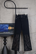 Purple jeans