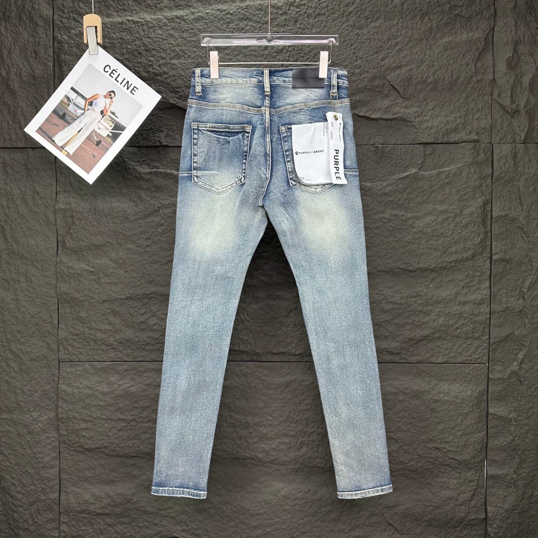Purple jeans