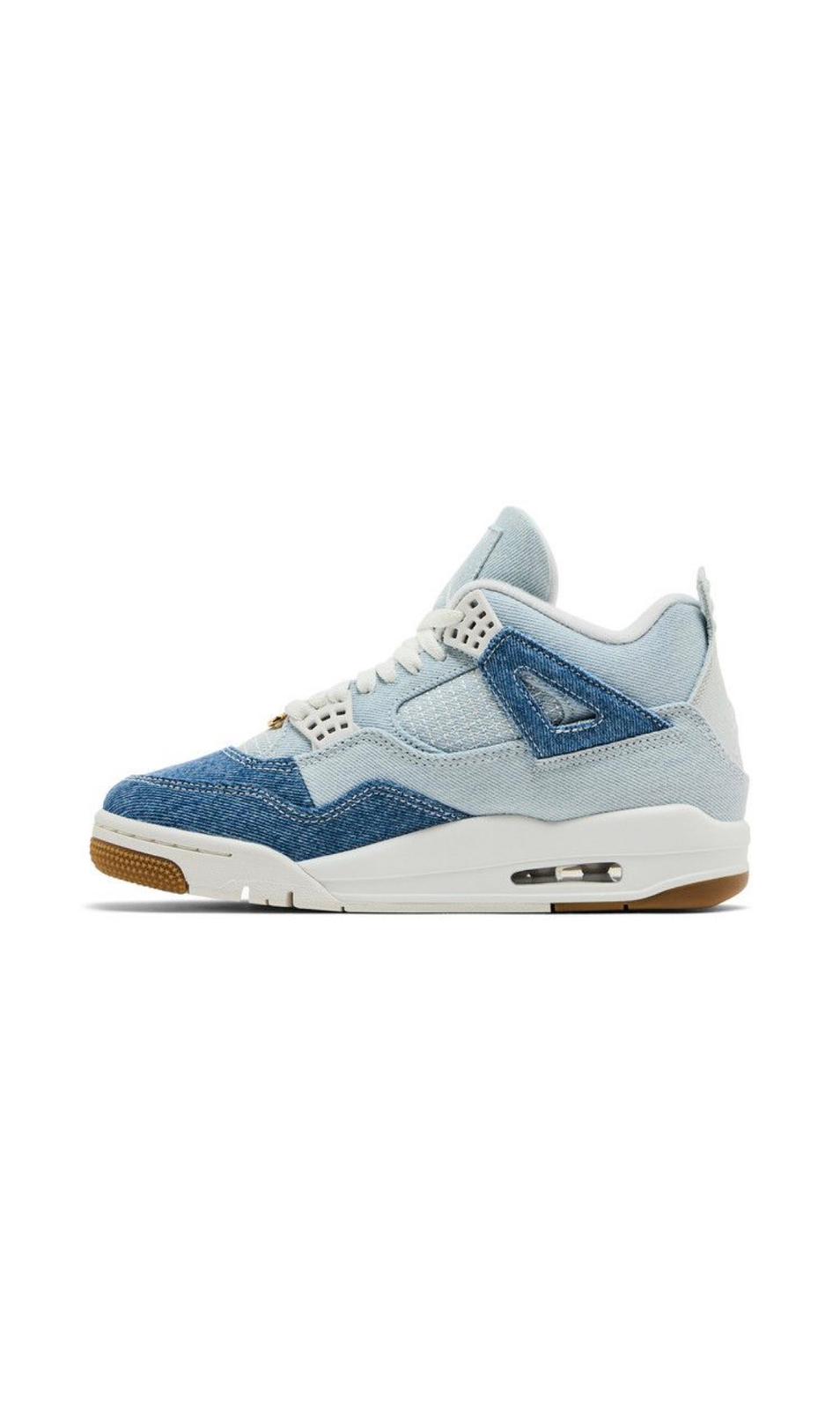 Wmns Air Jordan 4 Retro TEX Worn Blue Denim