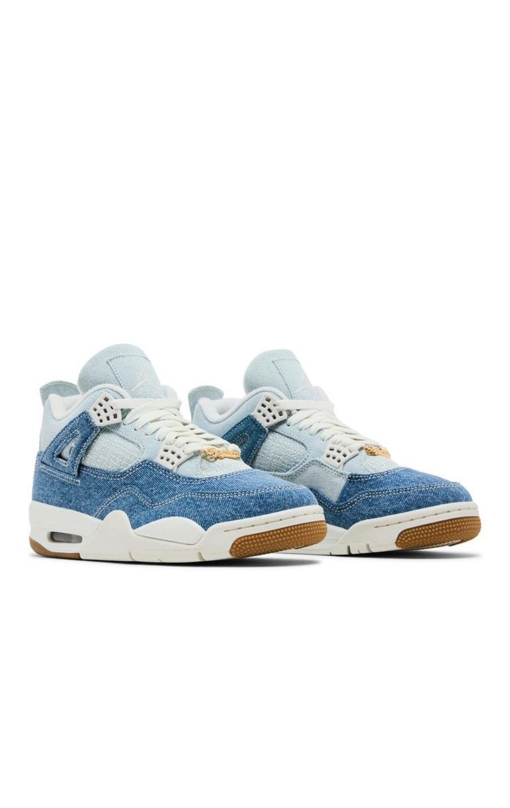 Wmns Air Jordan 4 Retro TEX Worn Blue Denim