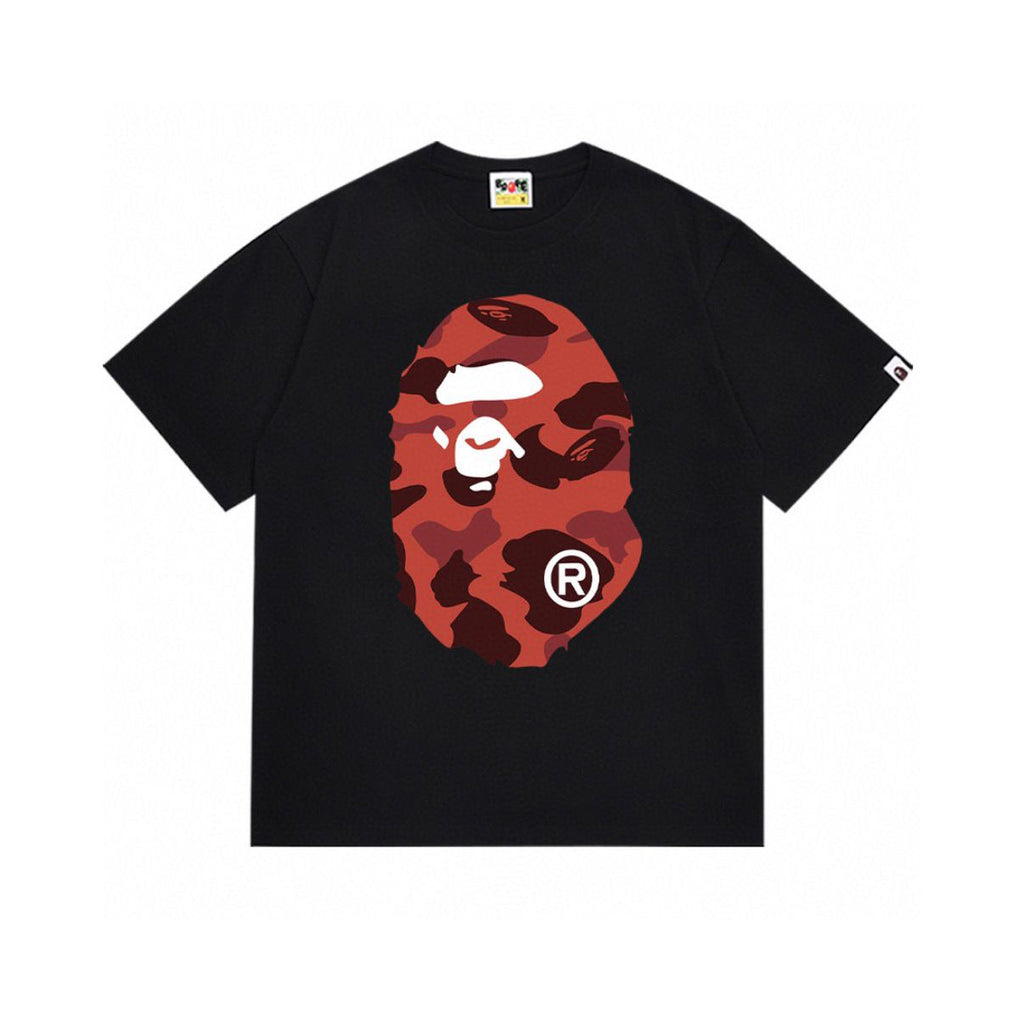 BAPE Color Camo Big Ape Head T- Shirt 'White/Navy'